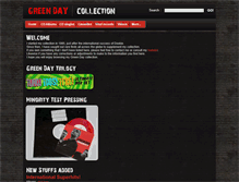 Tablet Screenshot of greendaycollection.com